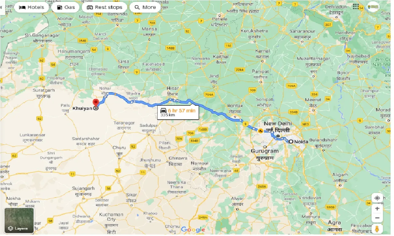 noida-to-khuiyan-one-way