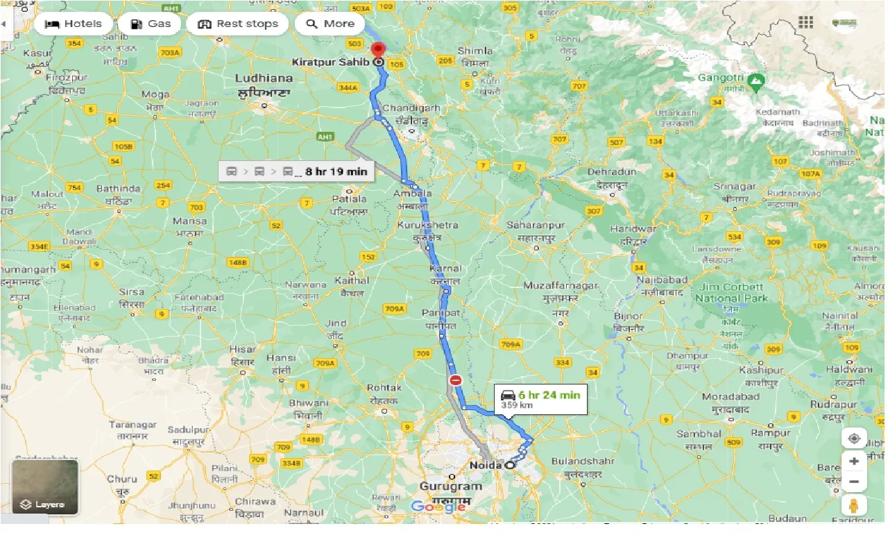 noida-to-kiratpur-one-way