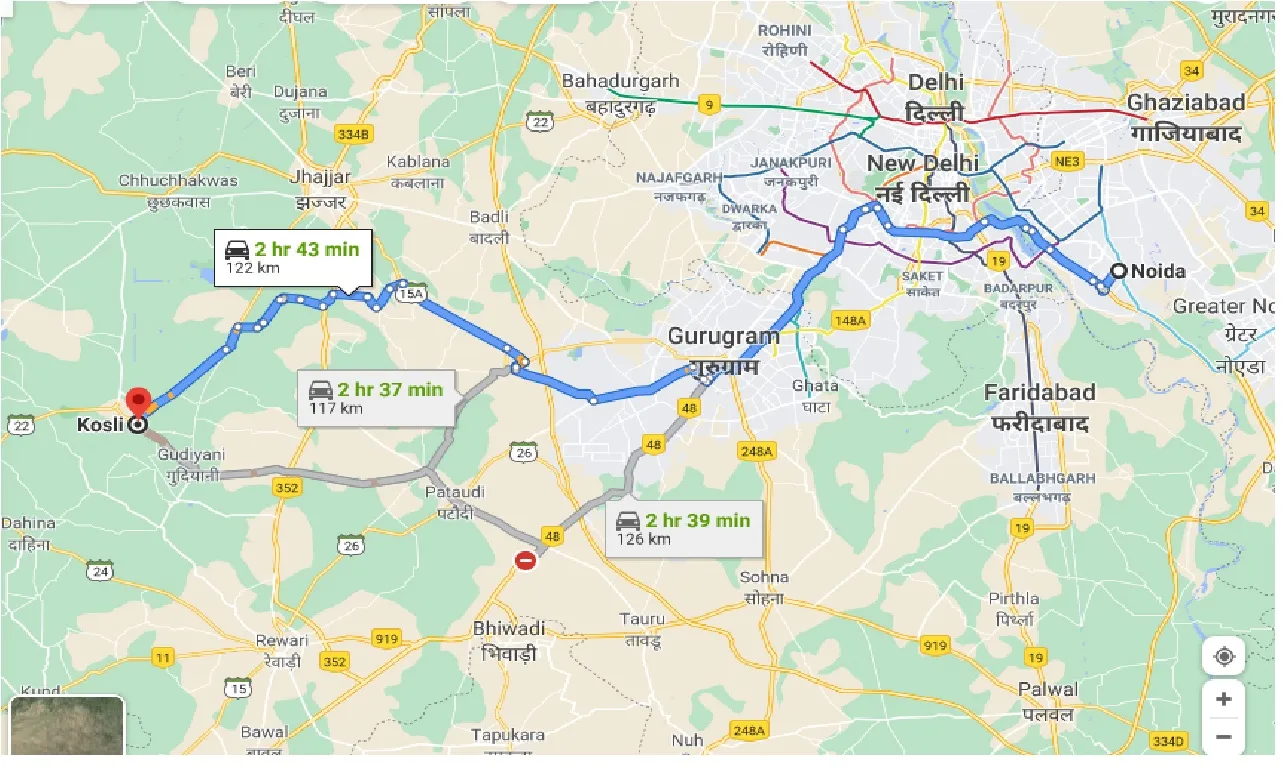 noida-to-kosli-one-way