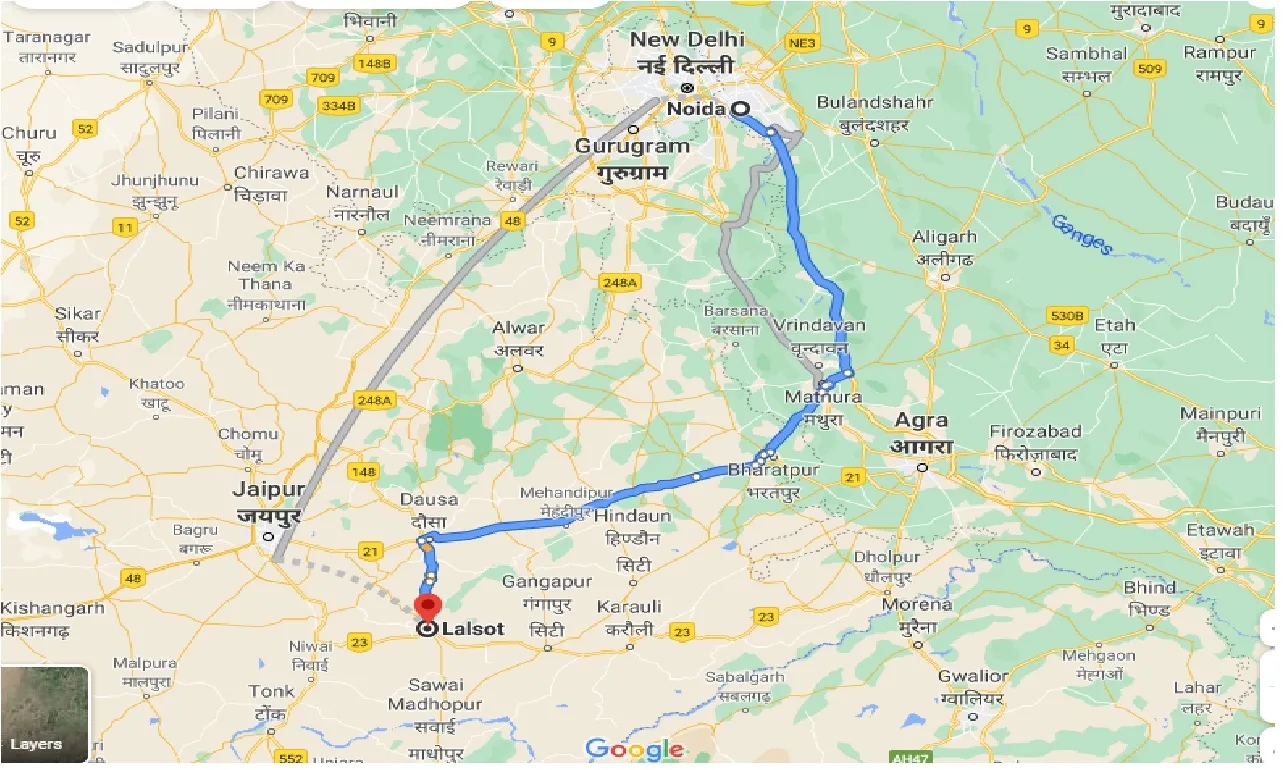 noida-to-lalsot-one-way