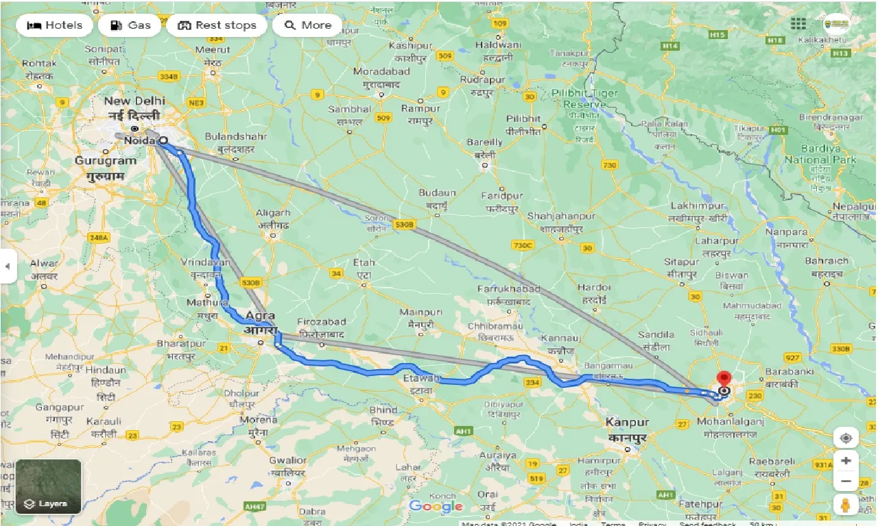 noida-to-lucknow-one-way