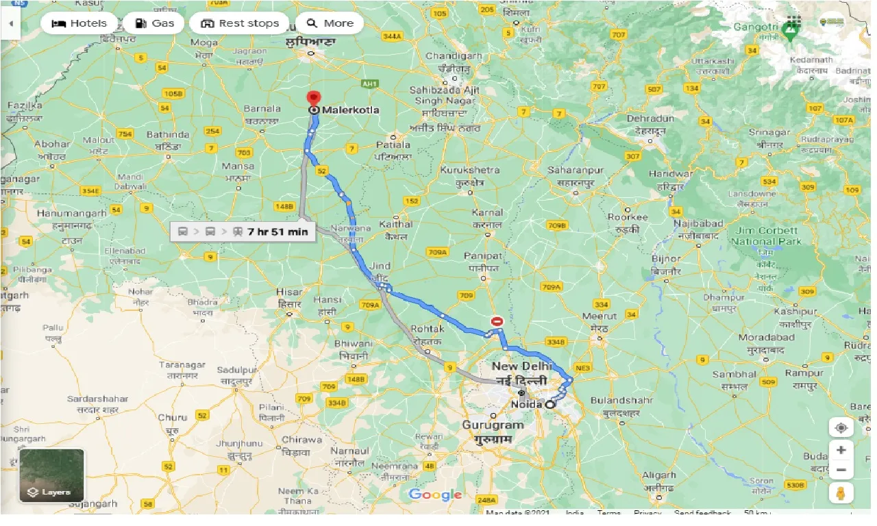 noida-to-malerkotla-round-trip