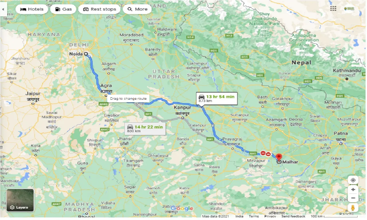noida-to-malhar-one-way