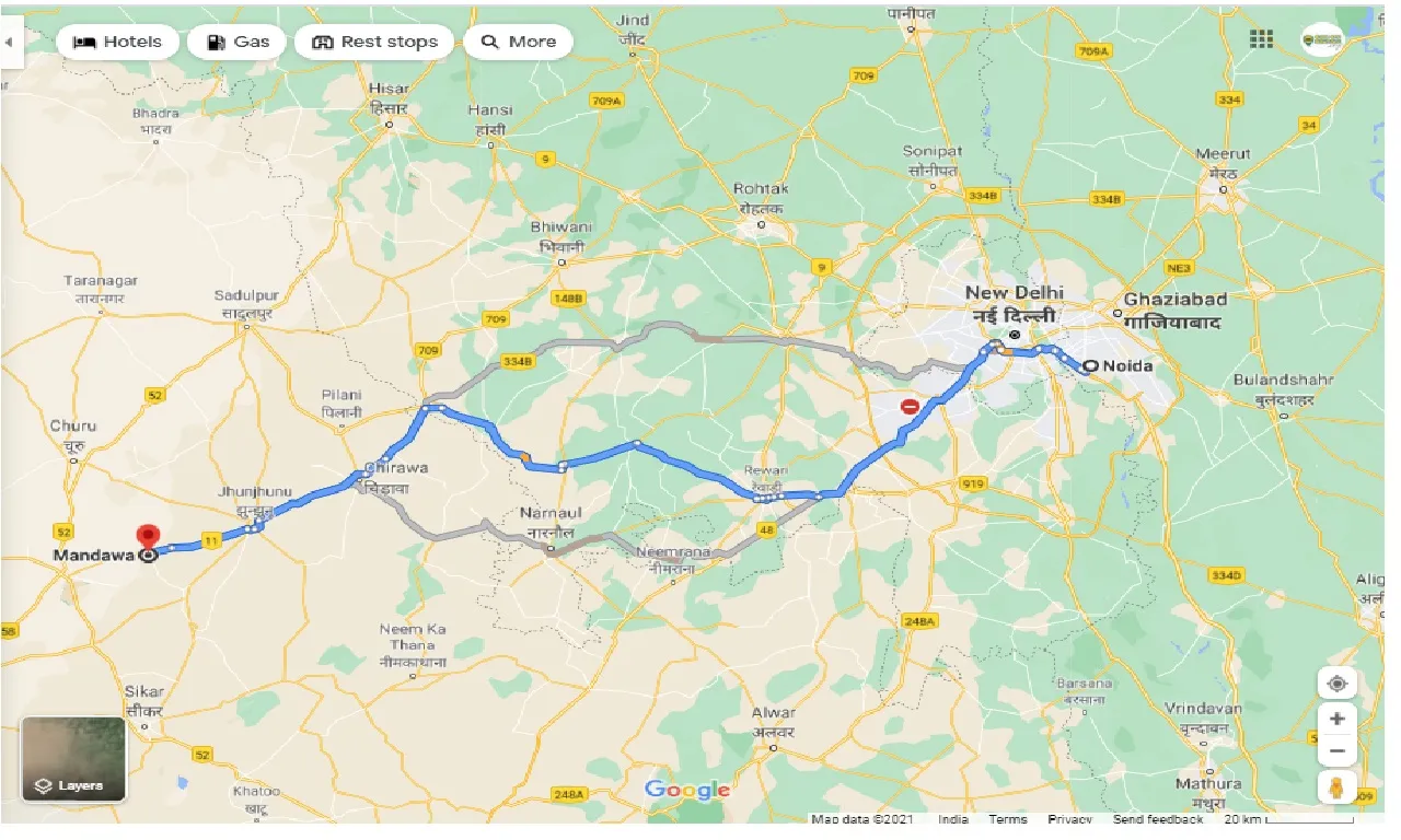 noida-to-mandawa-round-trip