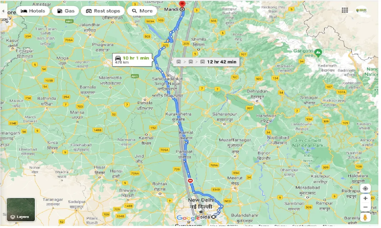 noida-to-mandi-one-way