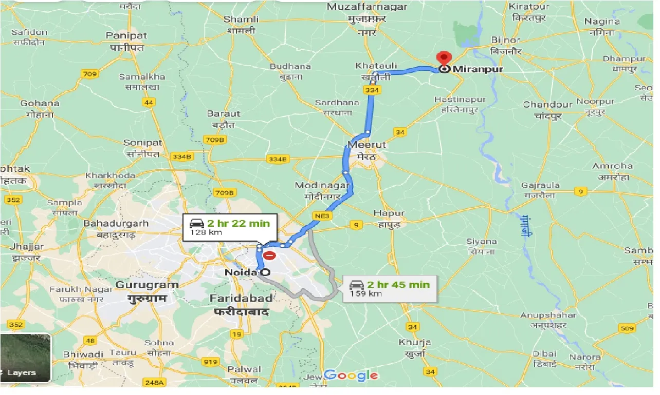 noida-to-miranpur-one-way