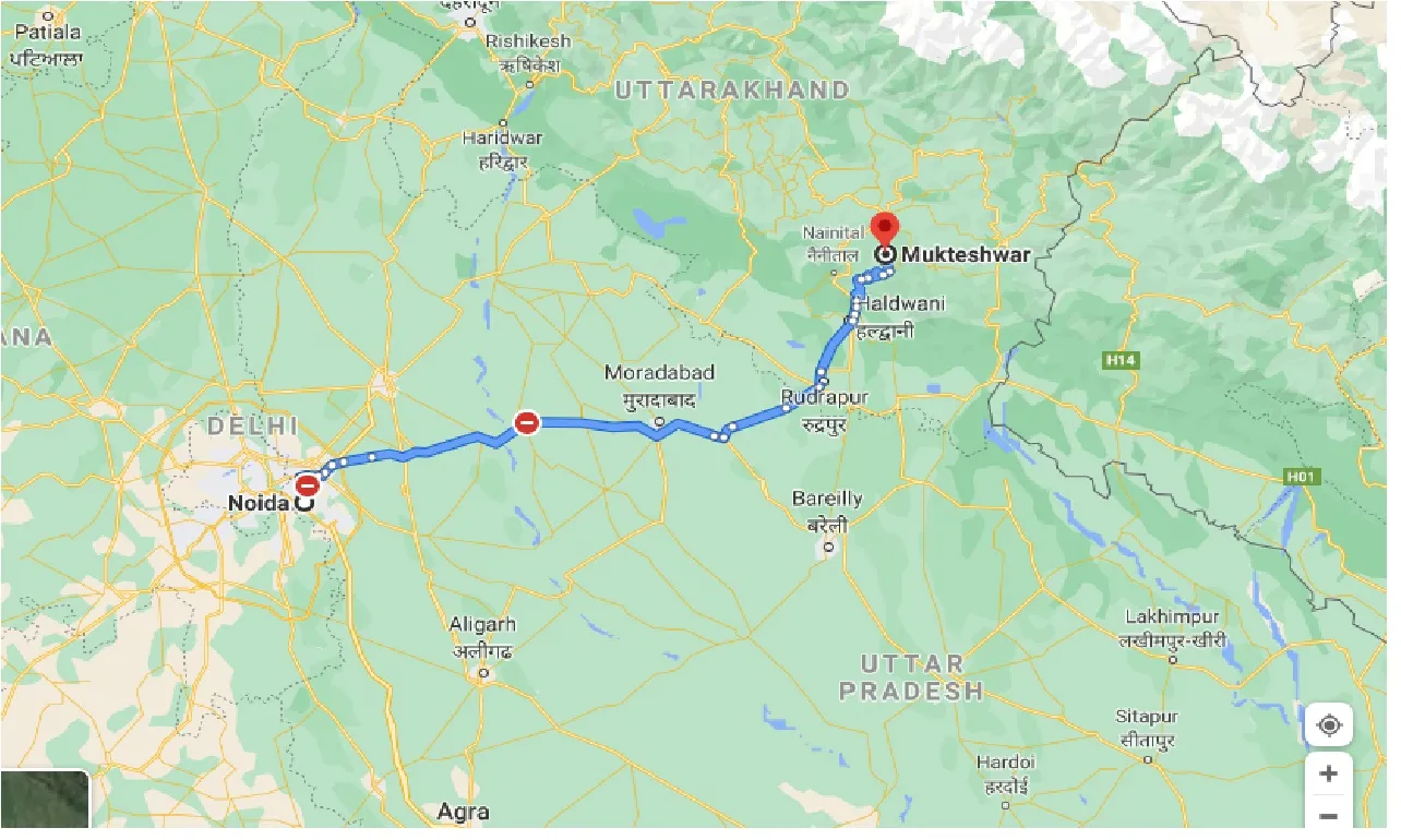 noida-to-mukteshwar-taxi