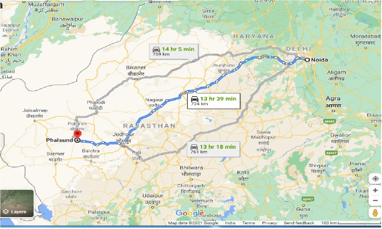 noida-to-phalsund-one-way