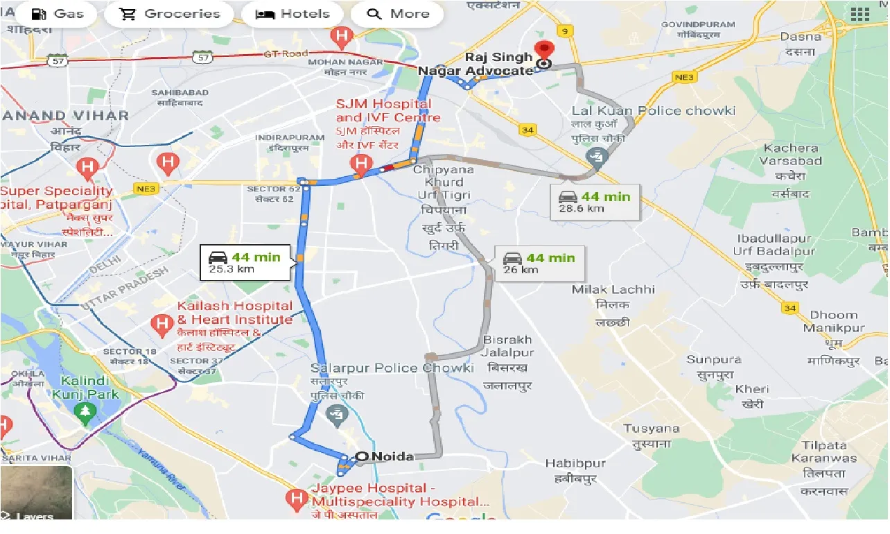 noida-to-rajsingh-nagar-one-way