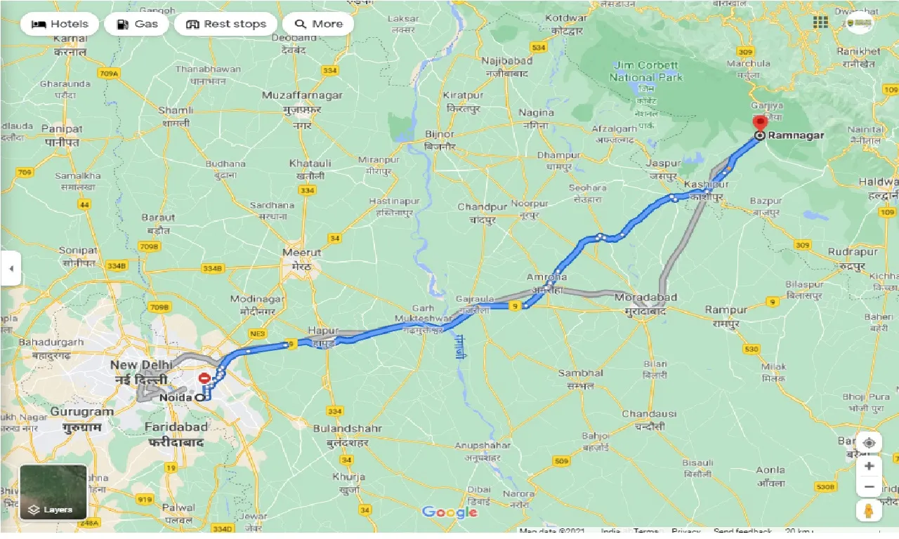 noida-to-ramnagar-round-trip