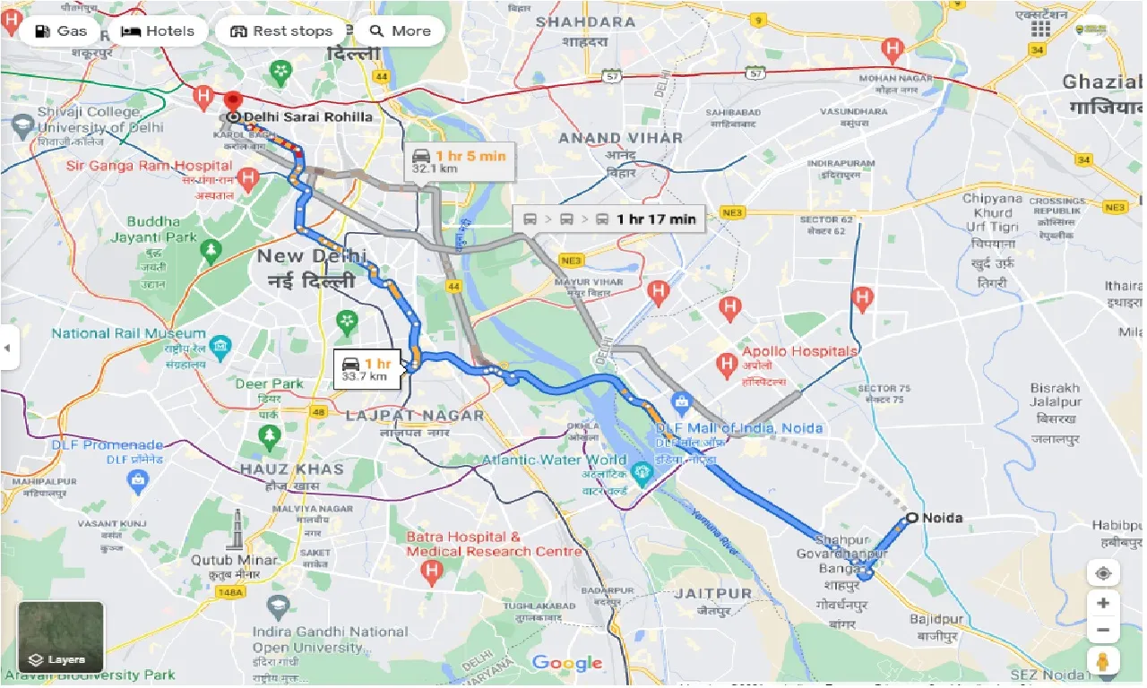 noida-to-s-rohilla-one-way