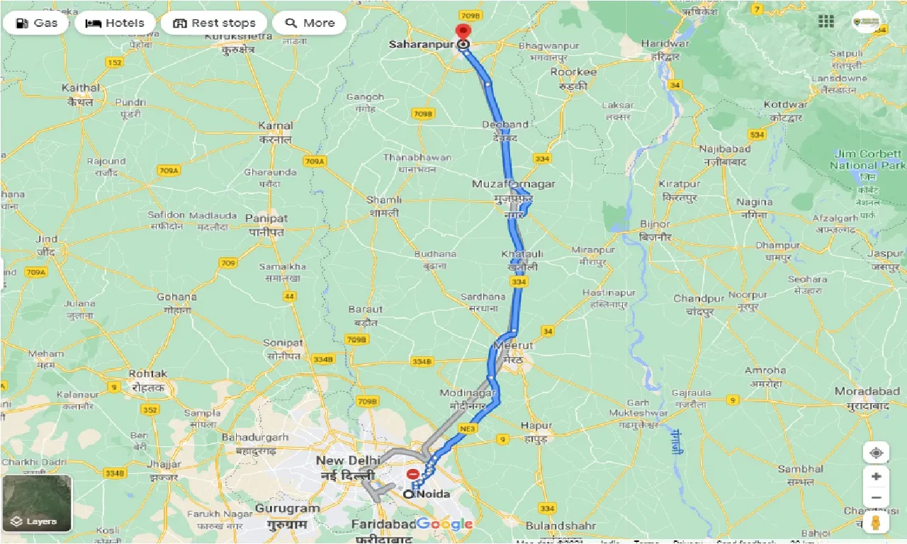 noida-to-saharanpur-one-way