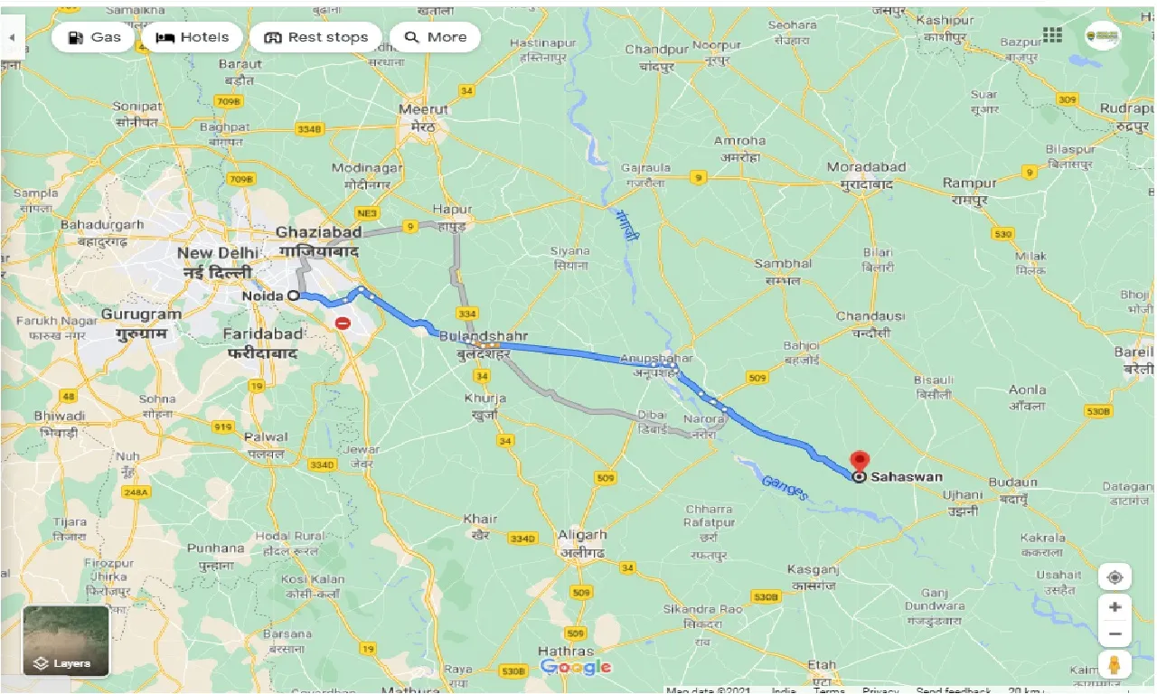 noida-to-sahaswan-round-trip