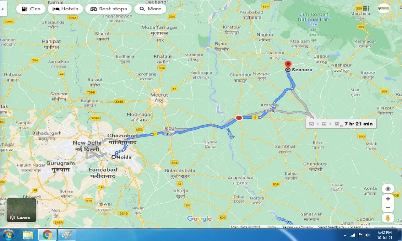 noida-to-seohara-one-way