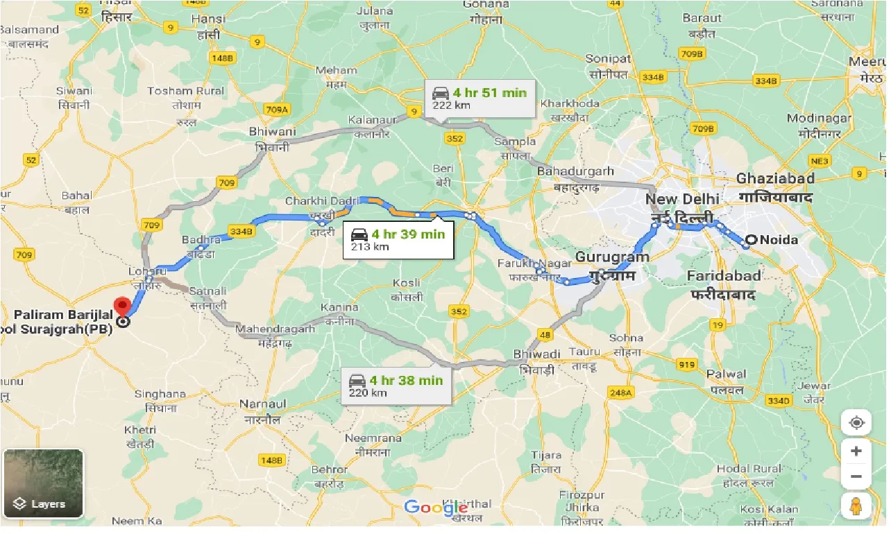 noida-to-surajgrah-taxi