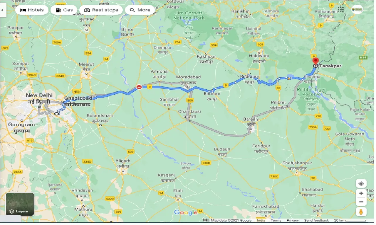 noida-to-tanakpur-round-trip