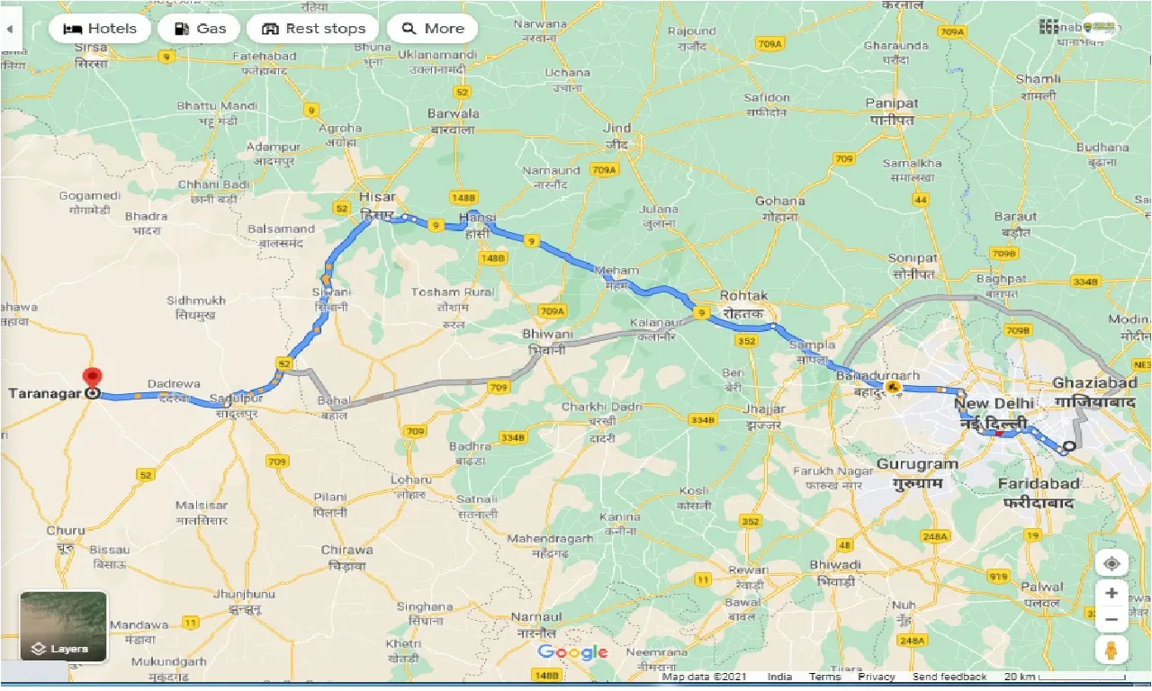 noida-to-taranagar-one-way