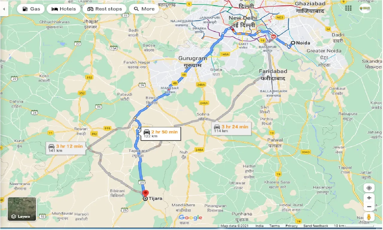 noida-to-tijara-one-way