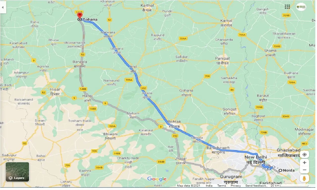 noida-to-tohana-round-trip