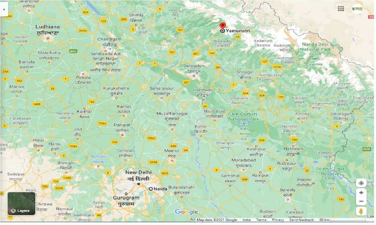 noida-to-yamunotri-round-trip