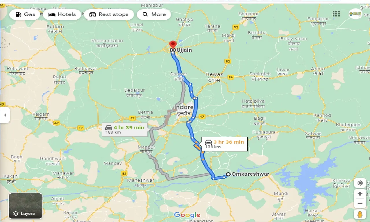 omkareshwar-to-ujjain-one-way