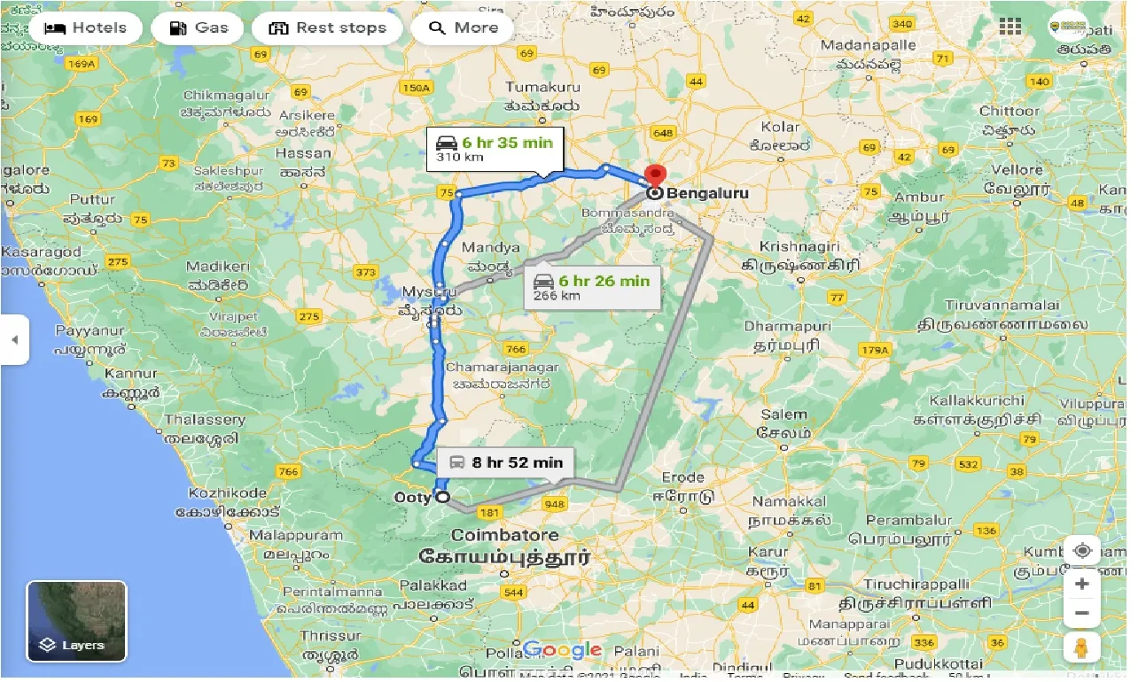 ooty-to-bangalore-round-trip