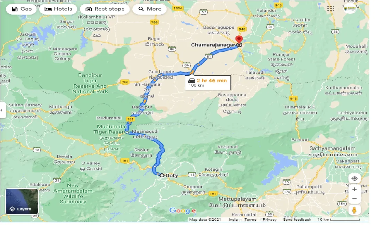 ooty-to-chamarajanagar-one-way