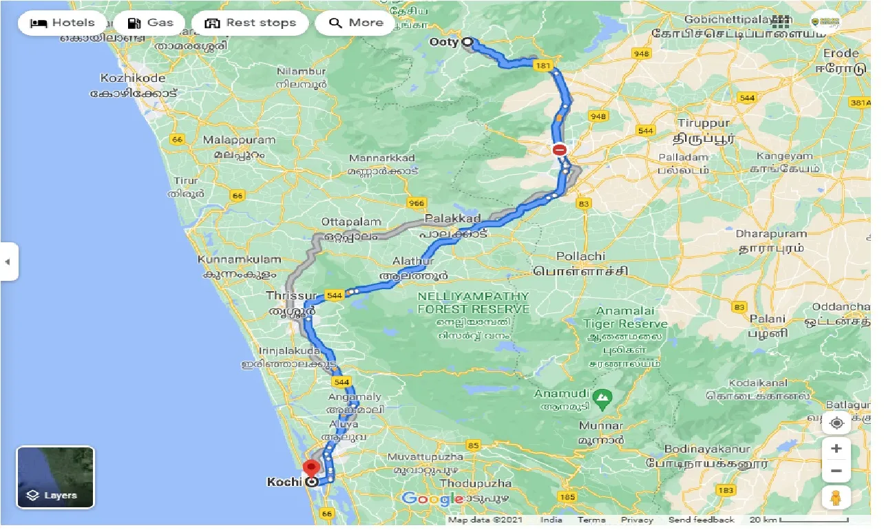 ooty-to-cochin-round-trip