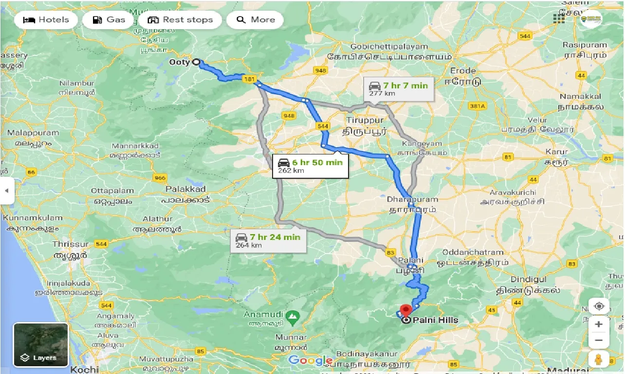 ooty-to-palani-hills-one-way