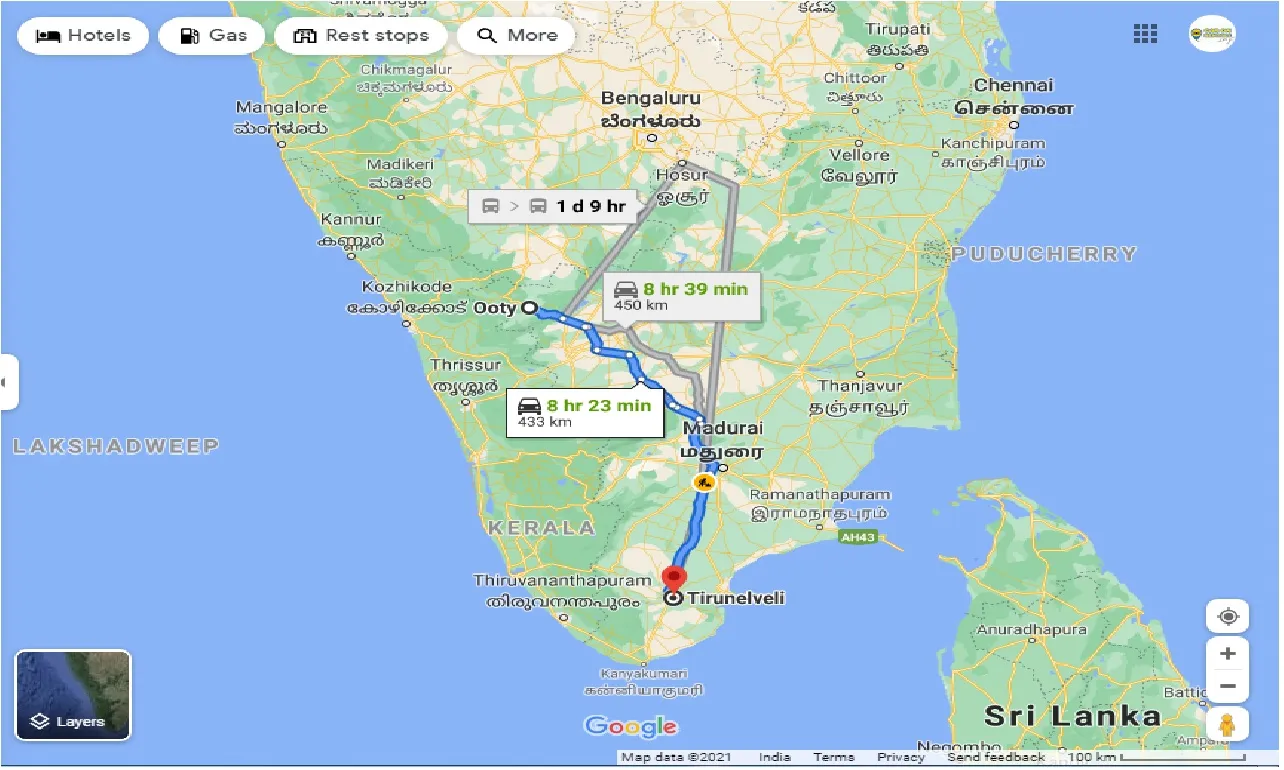 ooty-to-tirunelveli-one-way