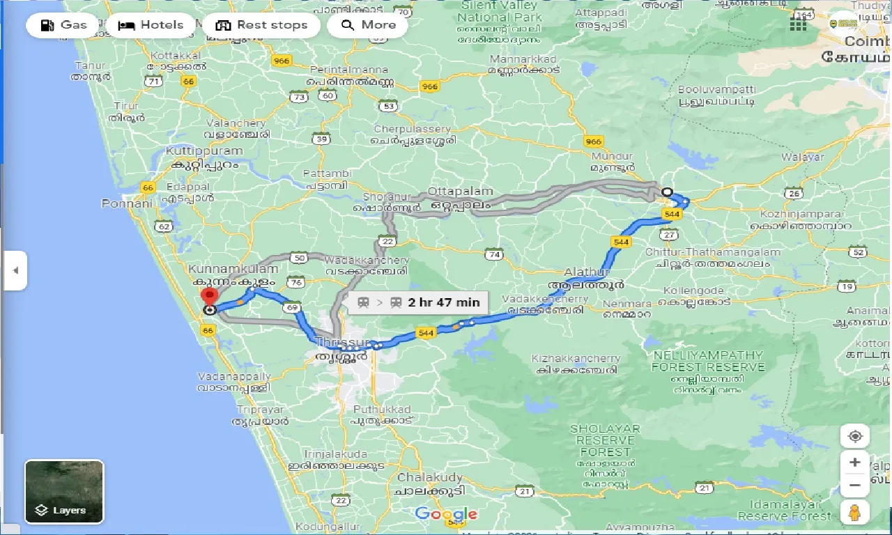 palakkad-to-guruvayur-round-trip