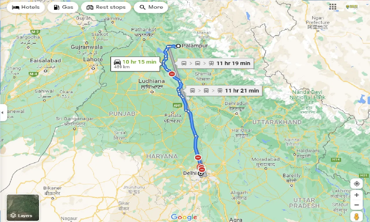 palampur-to-delhi-one-way