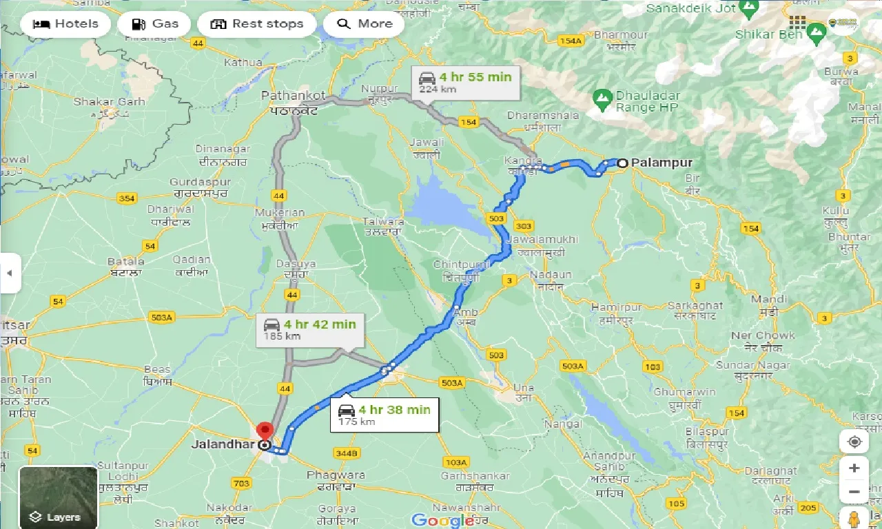 palampur-to-jalandhar-one-way