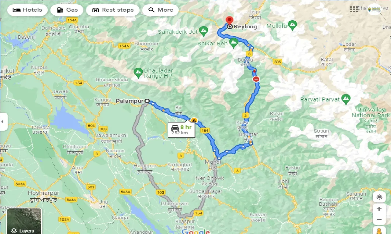 palampur-to-keylong-one-way