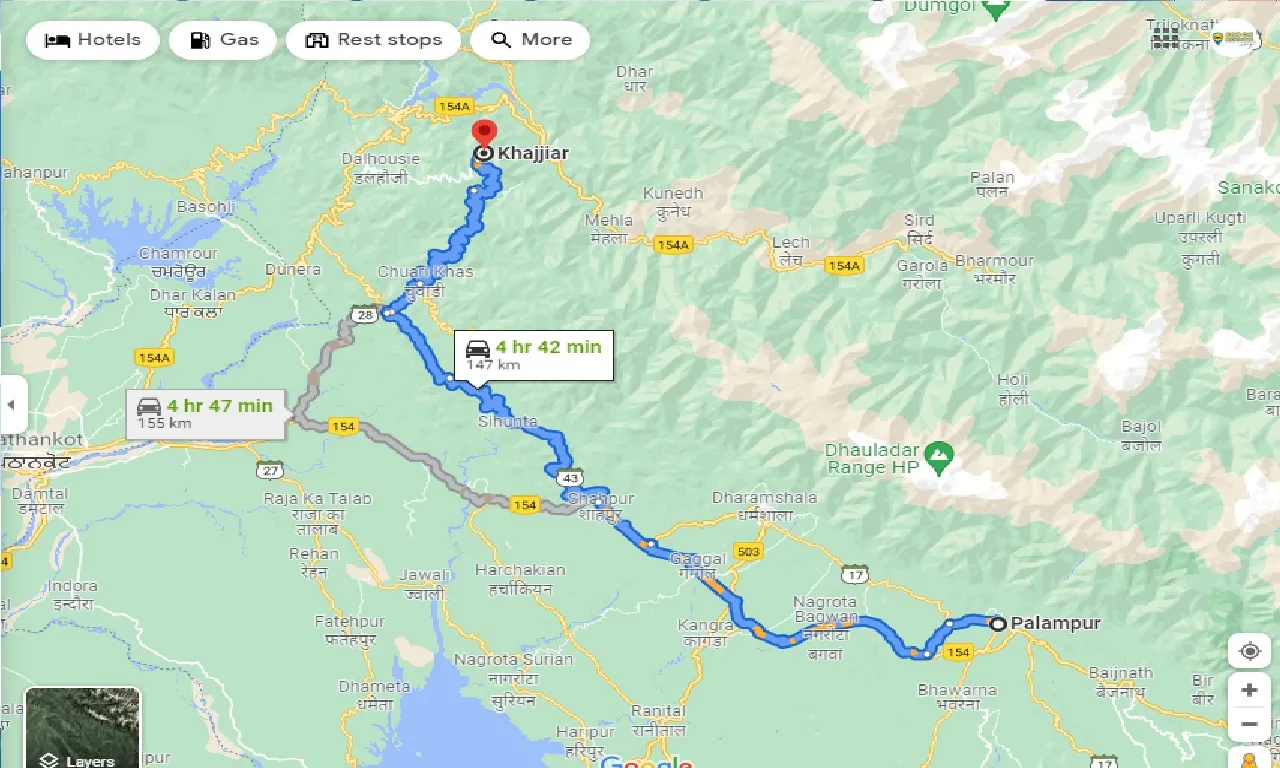palampur-to-khajjiar-one-way
