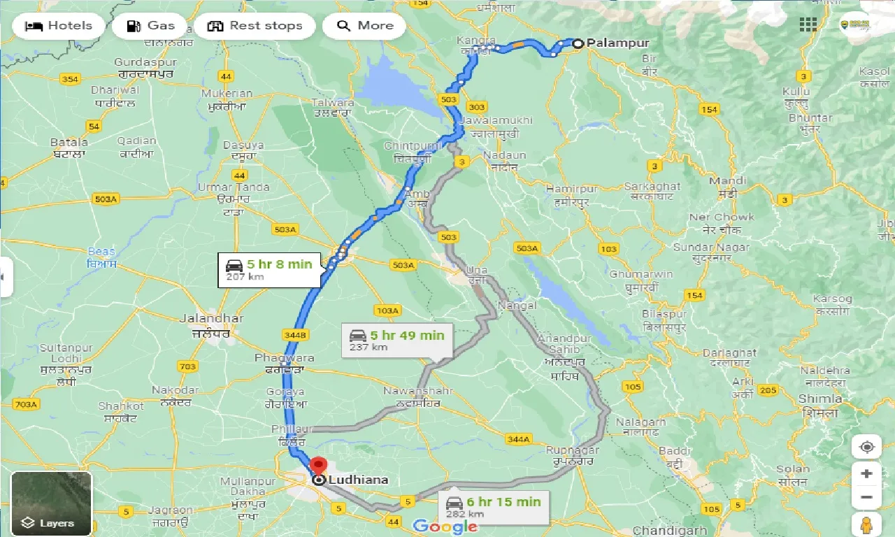 palampur-to-ludhiana-one-way
