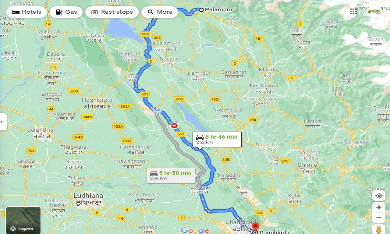 palampur-to-panchkula-taxi