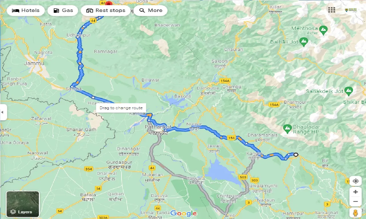 palampur-to-patnitop-one-way