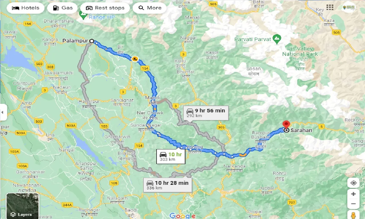 palampur-to-sarahan-one-way