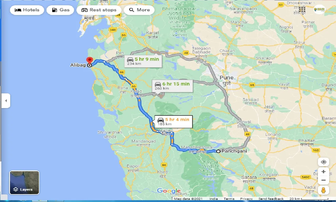 panchgani-to-alibaug-round-trip