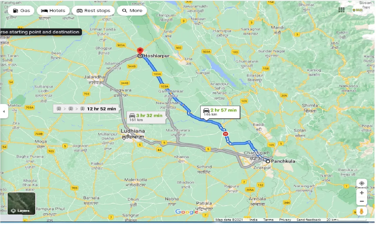 panchkula-to-hoshiarpur-one-way