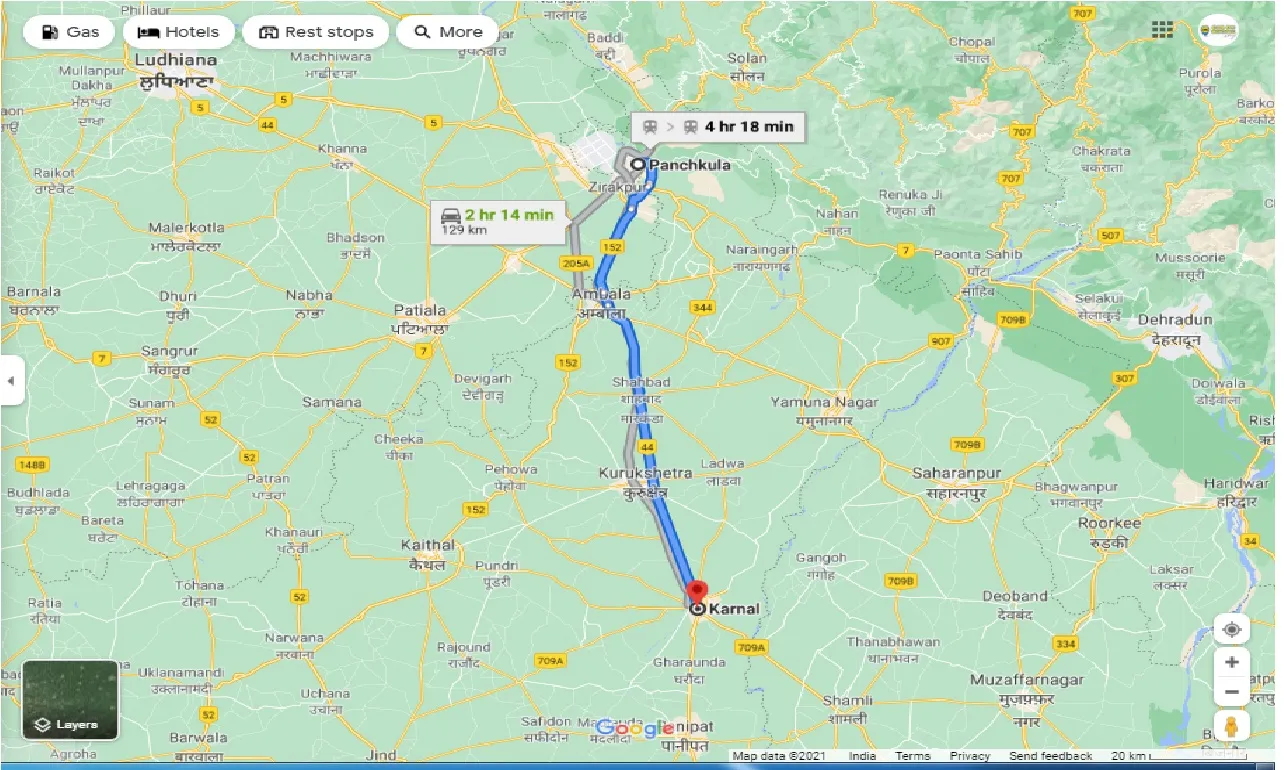 panchkula-to-karnal-one-way