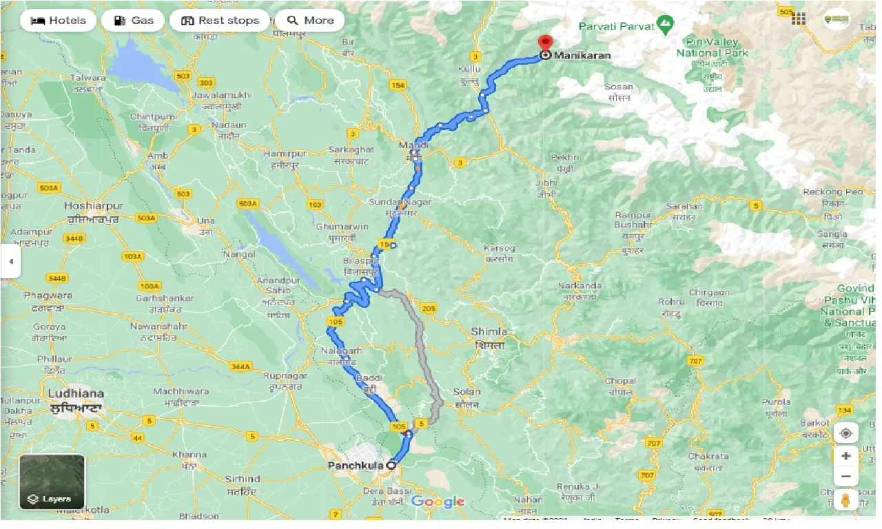 panchkula-to-manikaran-round-trip