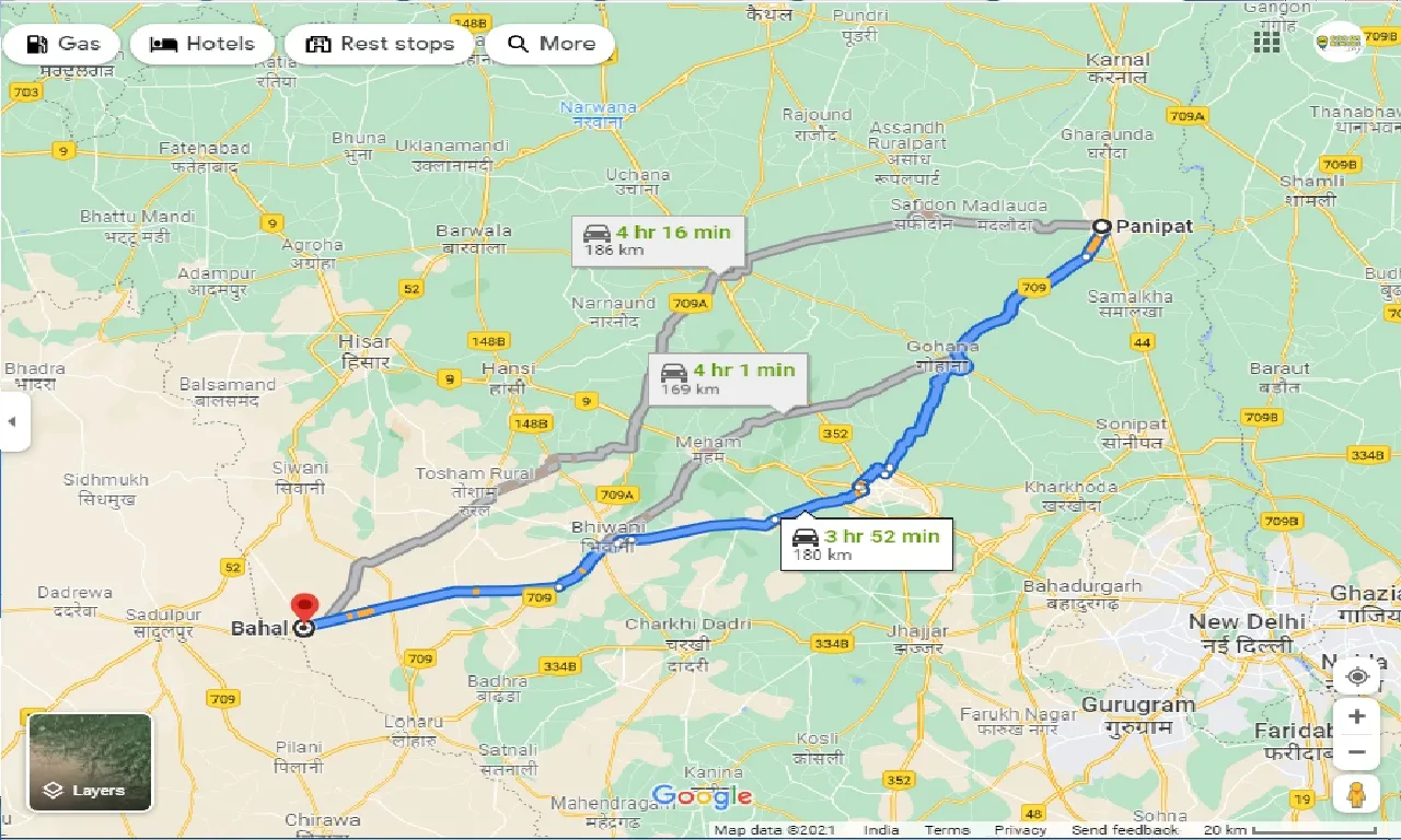 panipat-to-bahal-one-way