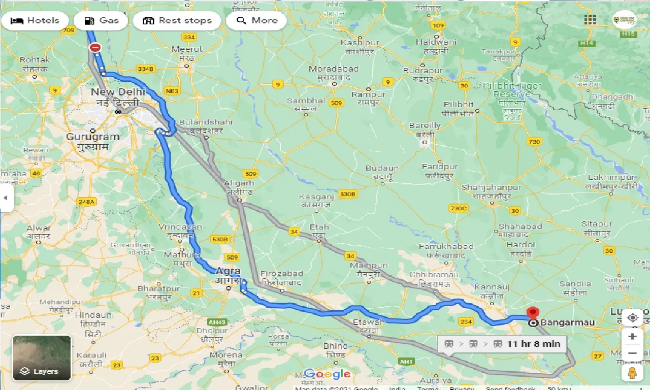 panipat-to-bangarmau-one-way