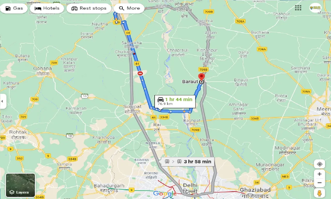 panipat-to-baraut-taxi