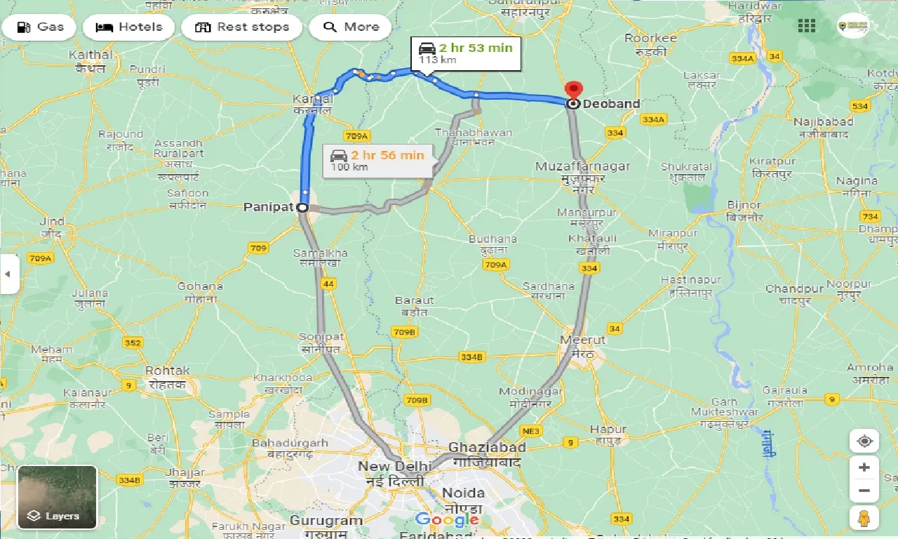 panipat-to-deoband-taxi