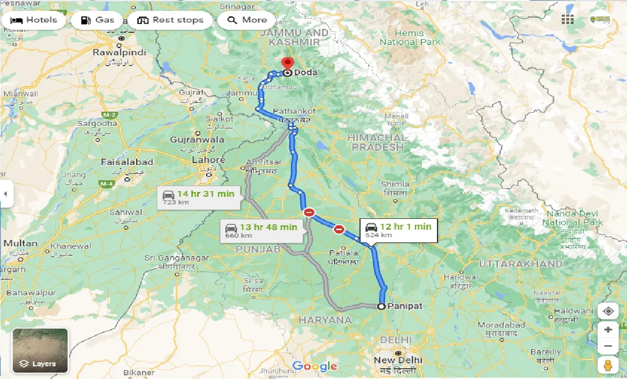 panipat-to-doda-one-way