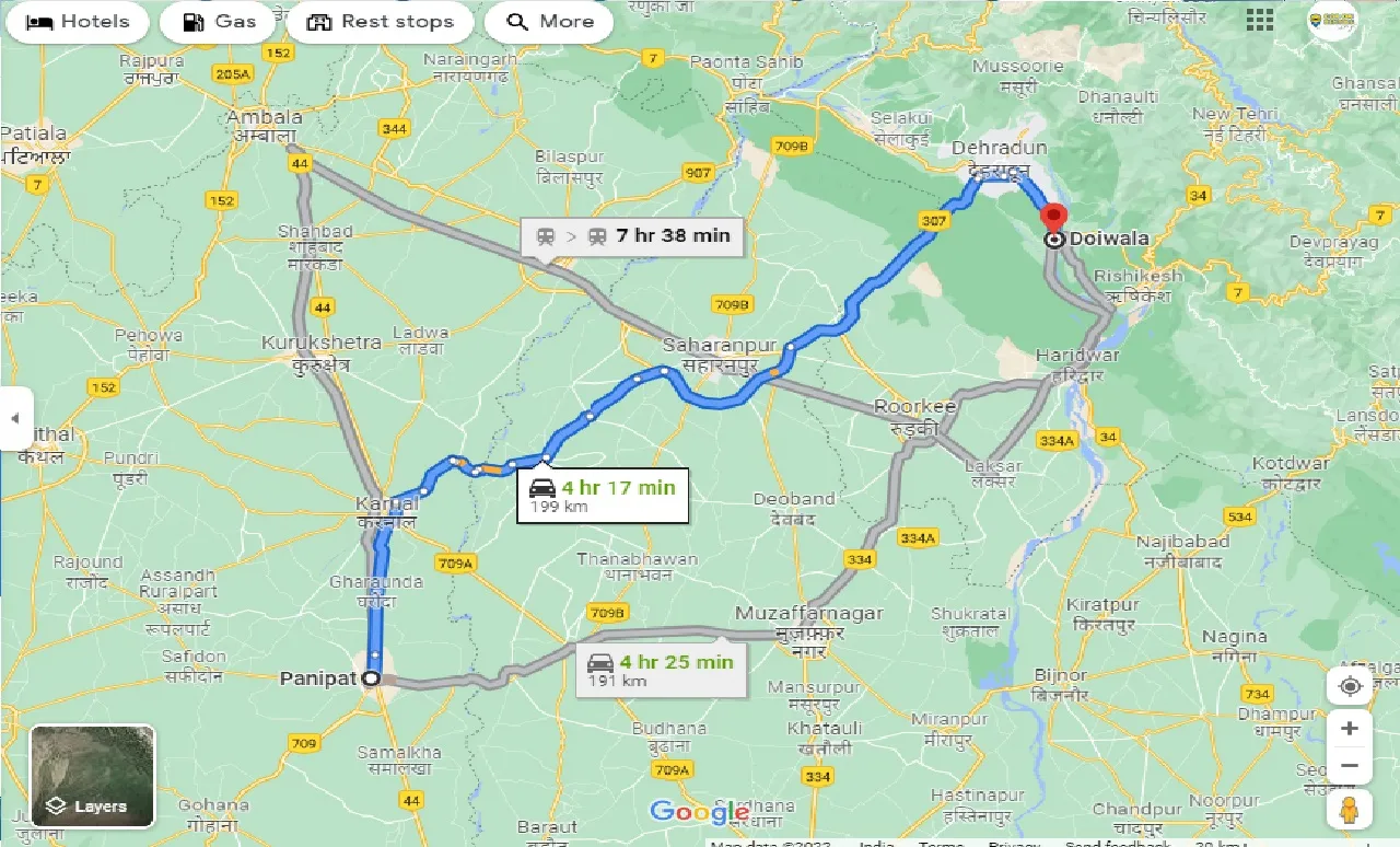 panipat-to-doiwala-one-way