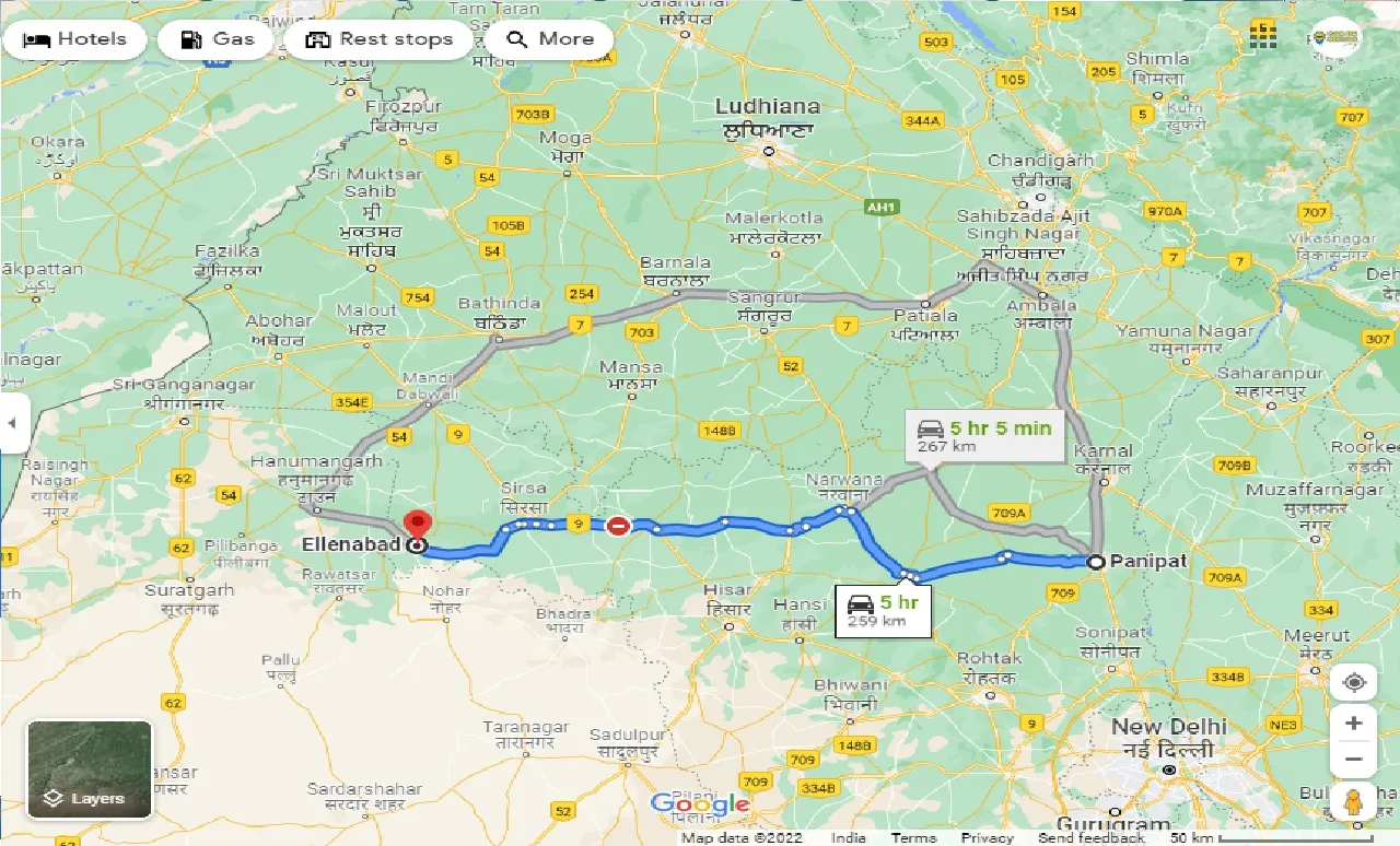 panipat-to-ellenabad-taxi